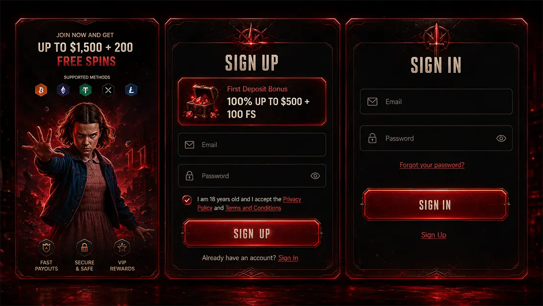 Sign Up and Log In to Netflix Casino